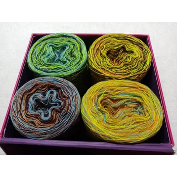 Příze Kaleidoskop 3-nitka 4x300m (Duhová krabička Kaleidoskop)