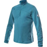 Mikina Sensor Merino Upper Krátký Zip Mint Blue - S
