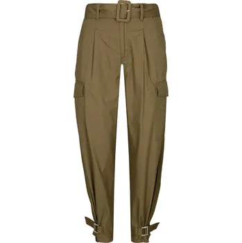 Dámské kalhoty Tommy Jeans Kalhoty s páskem | Barva:olivový | Velikost:25/30