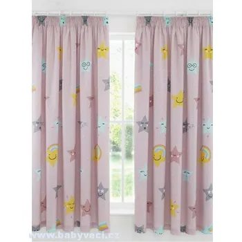 Sprchový závěs Závěsy do dětského pokojíčku hvězda rainbow > varianta hvězda