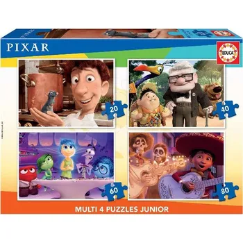 Puzzle multi sada 4 obrázků Pixar > varianta pixar