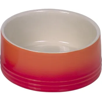 Miska pro psa Nobby keramická miska GRADIENT oranžová 15,0 x 6,0 cm / 0,55 l