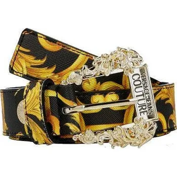 Opasek Versace Jeans Couture Kůžoný opasek | Barva:žlutý | Velikost:85