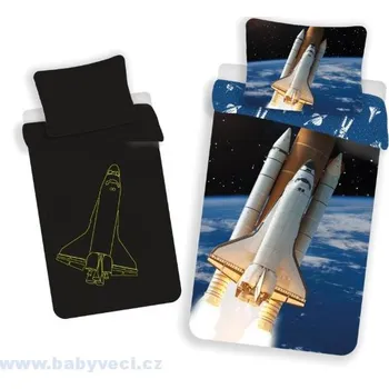 Povlečení Povlečení raketoplán svítící > varianta raketa svítící