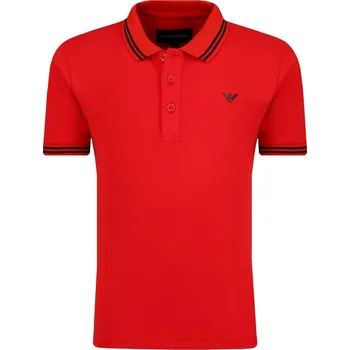 Pánská košile Emporio Armani Polokošile | Barva:červený | Velikost:118