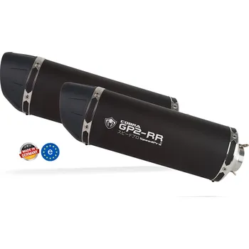 Výfuk pro motocykl Laděný výfuk COBRA GP2-RR Black Series Slip-on Dual Honda ST 1300 Pan-European