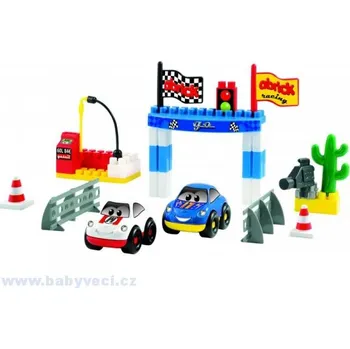 ostatní stavebnice Závodní stanoviště s auty