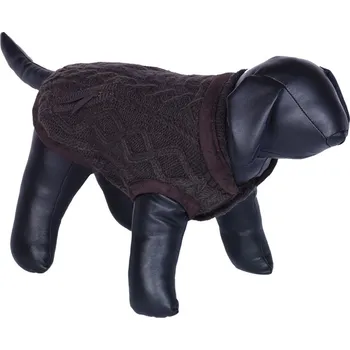 Obleček pro psa Nobby JILL pletený svetr pro psy hnědá 20cm