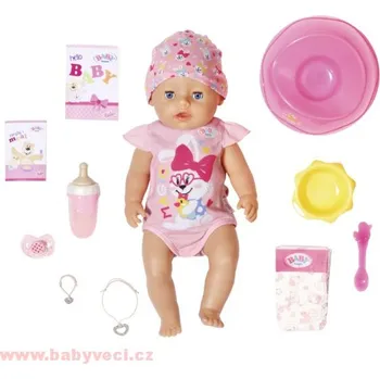 Panenka Baby born s kouzelným dudlíkem > varianta holčicka