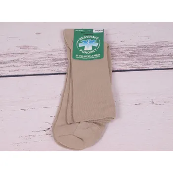 Pánské ponožky české zdravotní ponožky Props béžové nesvíravé s volným lemem velikosti ponožek: 28 ( EUR vel. 42)