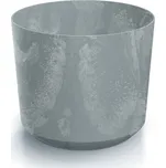 PROSPERPLAST Květináč TUBO BETON EFFECT 29,2cm šedý