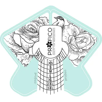 Nailee Šablony na nehty PROFICO Mint Paradise 100ks