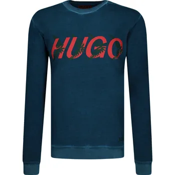 Pánský svetr HUGO Mikina Dakazie HUGO BOSS X LIAM PAYNE | Barva:tmavě modrá | Velikost:L