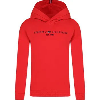 Pánská mikina Tommy Hilfiger Mikina ESSENTIAL | Barva:červený | Velikost:140