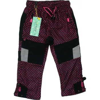 Dětské kalhoty na jaro léto a podzim 50200 fialové 439