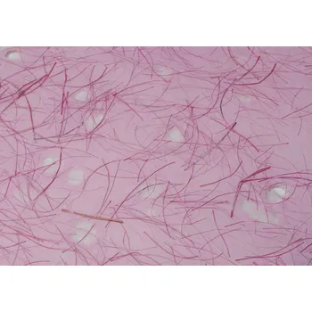 Umělecký papír Sapaimport Japonský ruční papír - RAMIE vodoznak různé odstíny Velikost: 23x32 cm, Barevnost: růžová