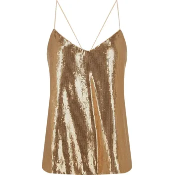 Dámské tričko My Twin Top | Barva:zlatý | Velikost:XS