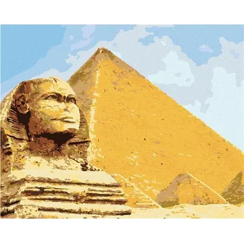 Zuty - Malování Podle Čísel - Sfinga, 40X50 Cm, Plátno