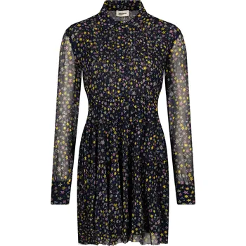 Dámské šaty Zadig&Voltaire Šaty RAPIDY CRINKLE | Barva:tmavě modrá | Velikost:L