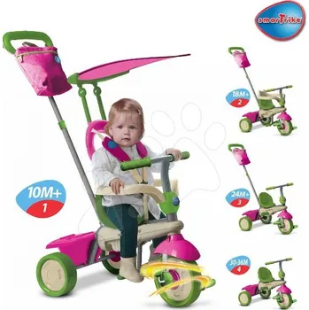 Dětská tříkolka Tříkolka Smart trike 4v1 vanilka od 10+ > varianta vanilka