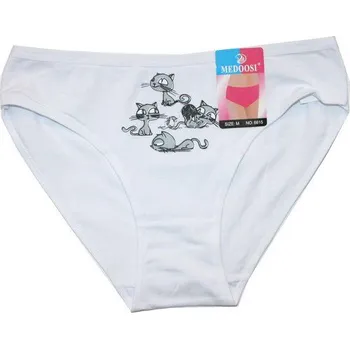 Dámské kalhotky do boků Kočičky bílé 6615