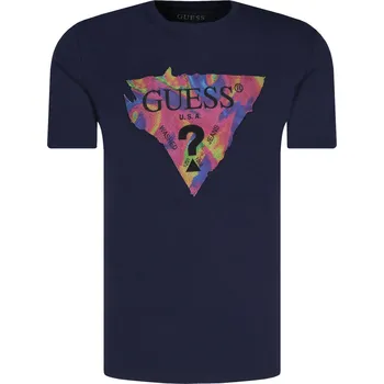 GUESS JEANS Tričko CYCLONE | Barva:tmavě modrá | Velikost:S
