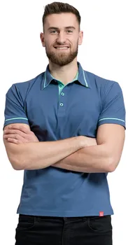 Pánské tričko CityZen Pánská polokošile proti pocení modrá