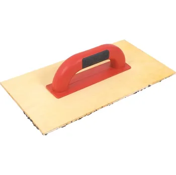 Zdenické nářadí TOPTRADE hladítko, brusné s kamínky, s papírem, na překližce, PROFESSIONAL, 353 x 183mm,zrnitost 16 109641 AKCE