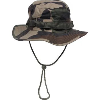Klobouk Klobouk JUNGLE RipStop CCE camo (Vojenské, maskáčové klobouky a čepice. Klobouk má nastavovací šnůrku pod krk, je vyroben s pevného materiálu a brání nadměrnému se pocení a přehřátí hlavy.)