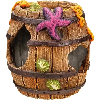 Dekorace do akvária Nobby akvarijní dekorace sud 8,5 x 8,5 x 9 cm