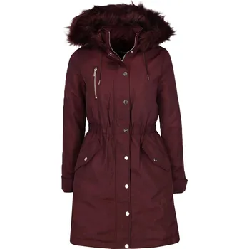 Dámská parka Marciano Guess Parka LINZY | Barva:vínový | Velikost:36