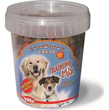 Pamlsek pro psa Nobby StarSnack Training Mix kyblík pamlsky pro psa 500g