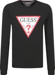 GUESS JEANS Mikina vin | Barva:černý | Velikost:XXL