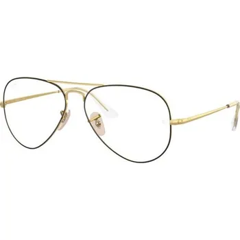 Brýlová obroučka Ray-Ban® 6489 černá zlatá mat, stranice zlatá lesk 2890