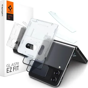 Telefonní příslušenství Spigen Glastr EZ Fit Cover + Hinge Film pro Samsung Galaxy Z Flip 4 2 ks černé