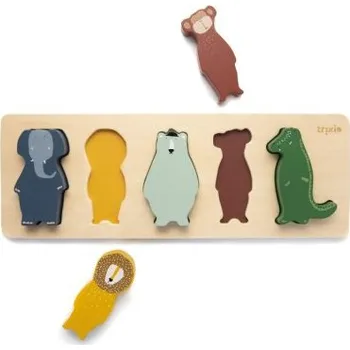 Dřevěná hračka Trixie dřevěná vkládací zvířátka