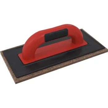 Zdenické nářadí TOPTRADE hladítko ABS, plst hnědá, PROFESSIONAL, 250 x 130 x 10 mm 905105
