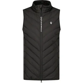 Pánská větrovka EA7 Péřový vesta | Barva:černý | Velikost:S