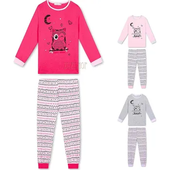 Dívčí pyžamo Dívčí pyžamo se sovičkou KUGO MP1293 vel. 98-110