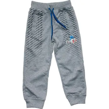 Dětské chlapecké tepláky Kugo pro kluky TRAKTOR 1327 ŠEDÉ