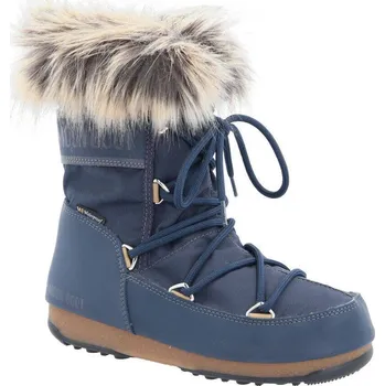 Dívčí sněhule Moon Boot Ohřívá sněhule MONACO | Barva:tmavě modrá | Velikost:37