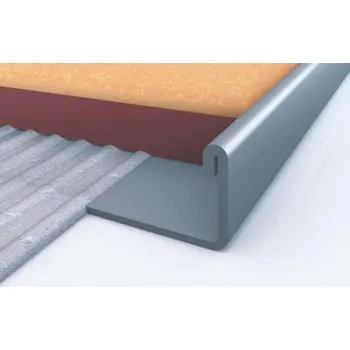 Stavební profil Ukončovací lišta nerezová L d. 2,5m Materiál: nerez, Výška: 6 mm, Tl. materiálu (mm): 0,8 NEL 608250