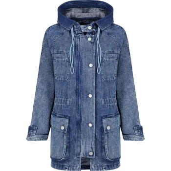 Dámská casual bunda Pepe Jeans London Džínová bunda EMI | Barva:modrý | Velikost:XS