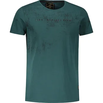 Pánské tričko Pánské triko KIXMI PEPPE TMAVĚ ZELENÁ S