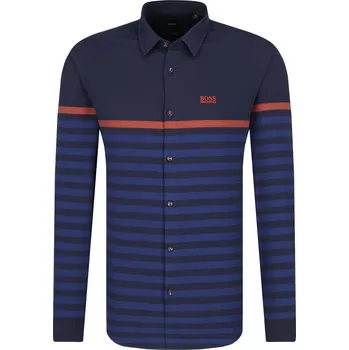 Pánská košile BOSS ATHLEISURE Košile BALIVO_S | Barva:tmavě modrá | Velikost:S
