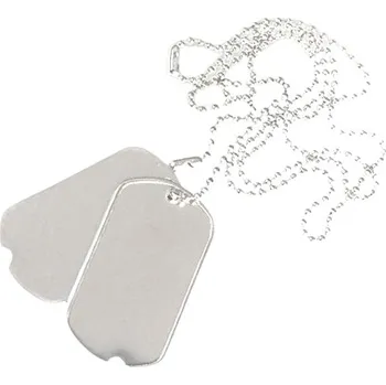 Vojenské psí známky MILTEC ID známky US Dog Tags stříbrné WWII válečné repro