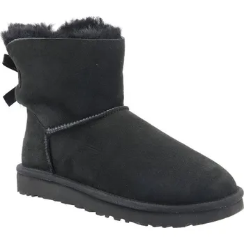 Dívčí sněhule UGG Kůžoné sněhule Mini bailey bow II | Barva:černý | Velikost:36