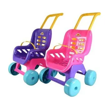 Kočárek pro panenku Kočárek buggy plastový 39 x 50 x 29cm, různé barevné provedení