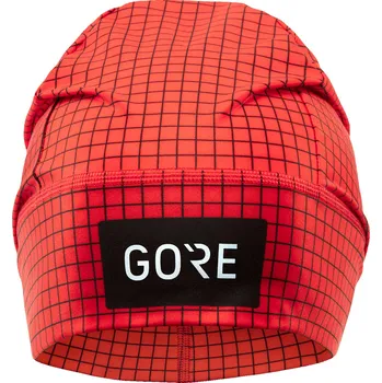 Cyklistická čepice GORE Grid Light Beanie fireball/black ONE Size