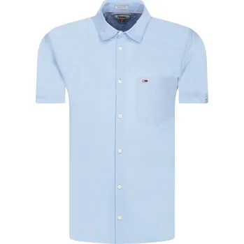 Pánská košile Tommy Jeans Košile | Barva:světlo modrá | Velikost:M
